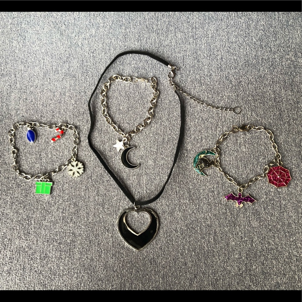 Fun Jewelry ~ 3 Bracelets 1 Necklace